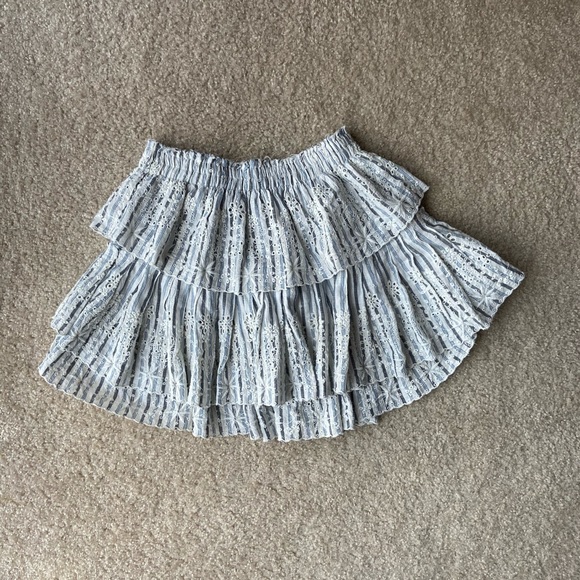 LoveShackFancy Dresses & Skirts - Loveshackfancy ruffle mini skirt BNWT xs